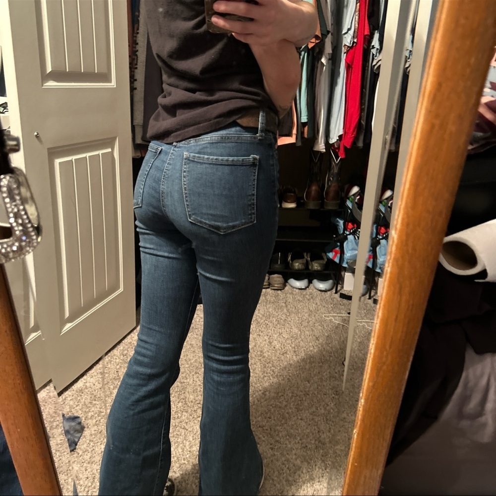 SO Women's Flare Jeans in Blue
